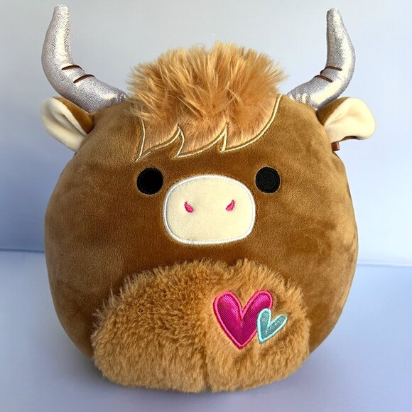 Squishmallows Other - NWOT! Squishmallows Buffalo with Hearts and Sparkly Horns